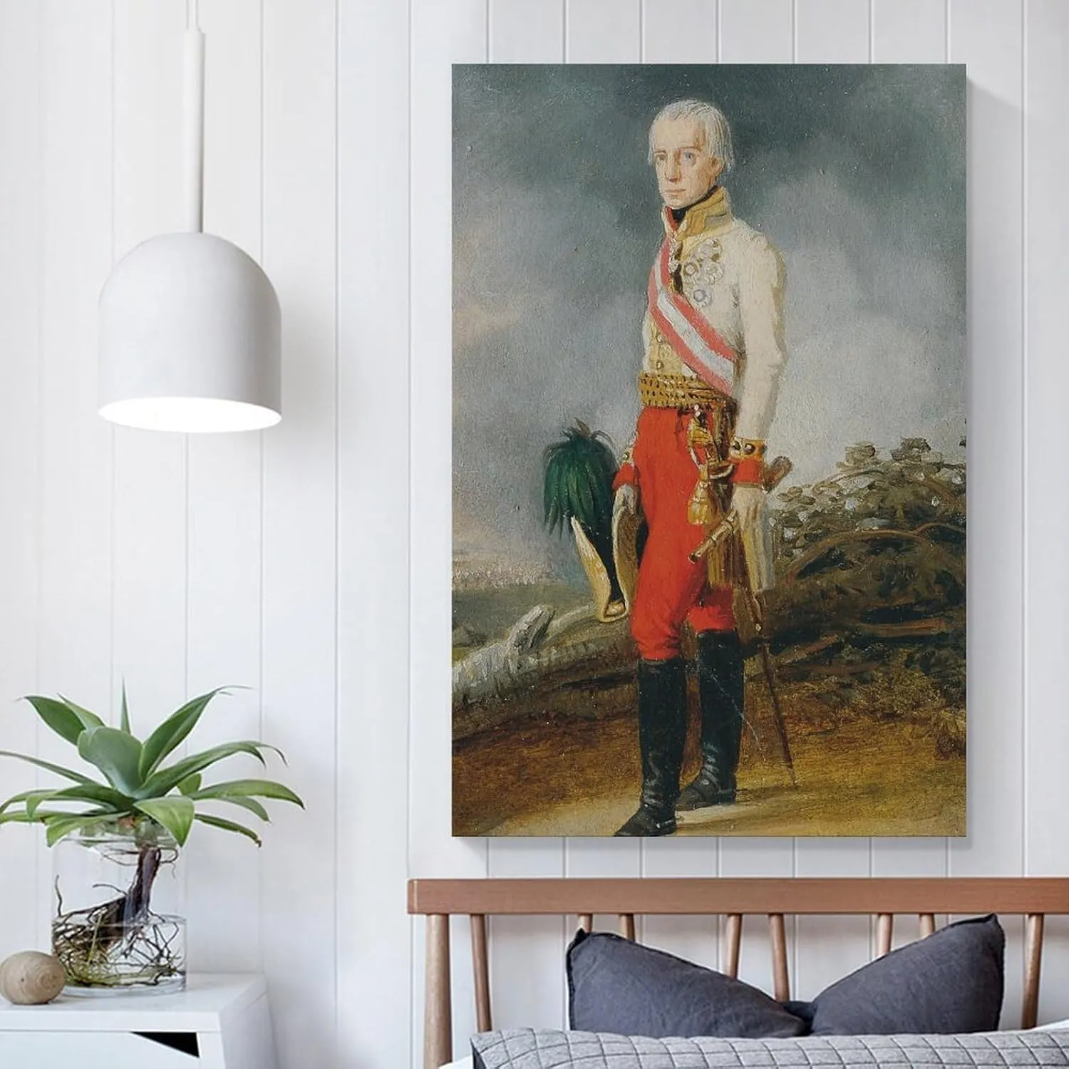 Johann Peter Krafft Posters Print Kaiser Franz I. Von Österreich (1825) Picture Print Wall Art Poster Painting Canvas Posters Artworks Gift Idea Room Aesthetic 24x36inch(60x90cm)