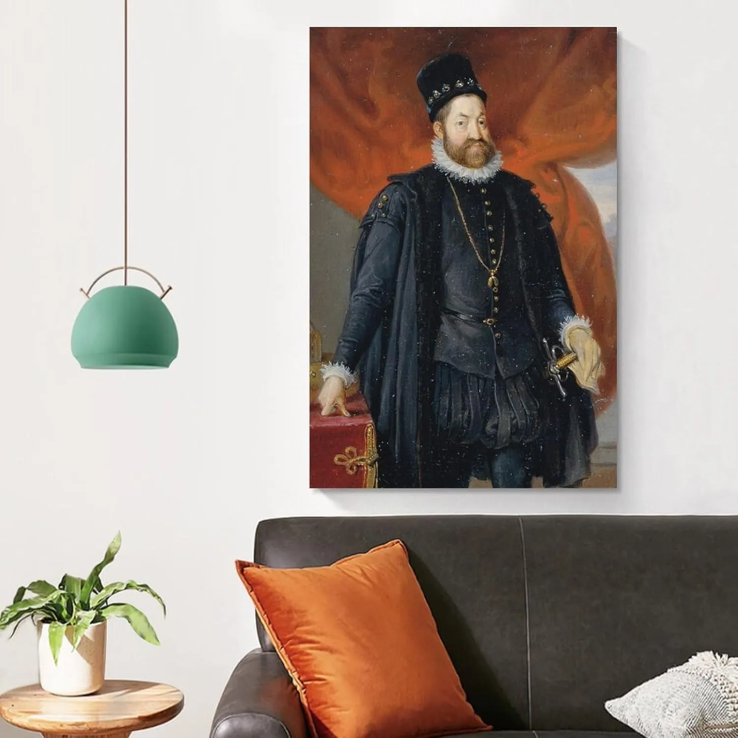 Johann Peter Krafft Posters Print Kaiser Rudolf II. (1840) Posters Art Print Wall Photo Paint Poster Hanging Picture Family Bedroom Decor Gift 16x24inch(40x60cm)