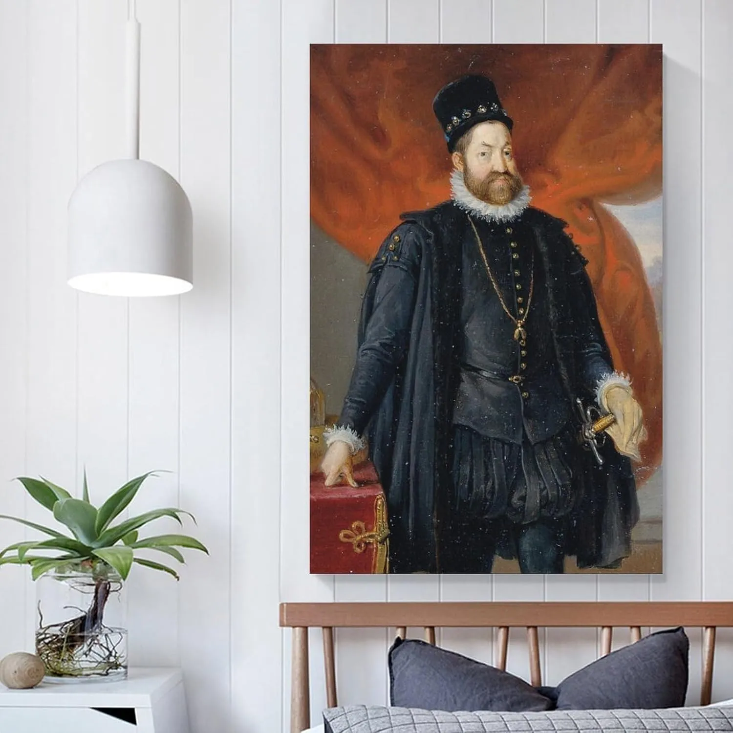 Johann Peter Krafft Posters Print Kaiser Rudolf II. (1840) Posters Art Print Wall Photo Paint Poster Hanging Picture Family Bedroom Decor Gift 16x24inch(40x60cm)