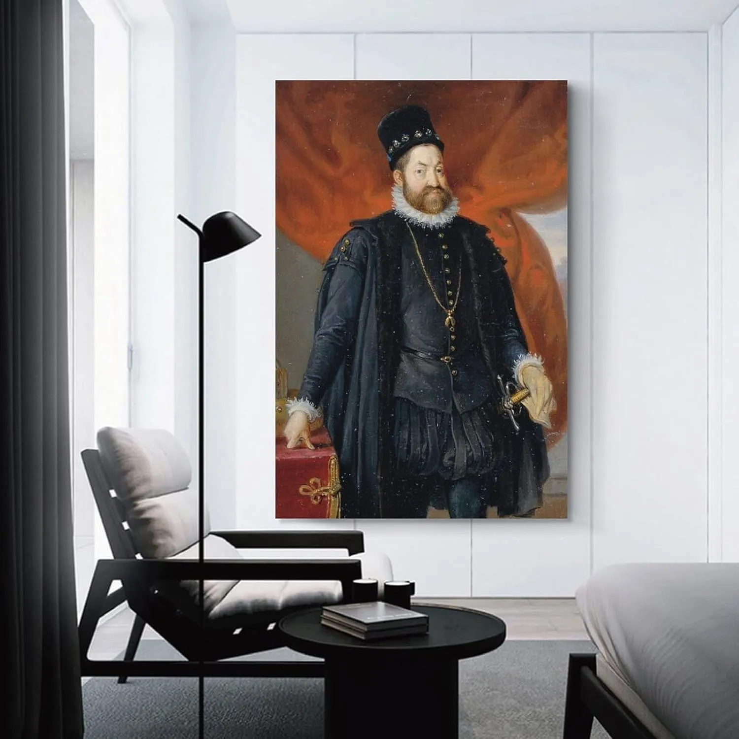 Johann Peter Krafft Posters Print Kaiser Rudolf II. (1840) Posters Art Print Wall Photo Paint Poster Hanging Picture Family Bedroom Decor Gift 16x24inch(40x60cm)