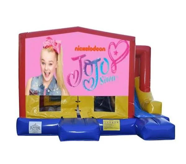 Jojo Siwa Small External Slide Jumping Castle