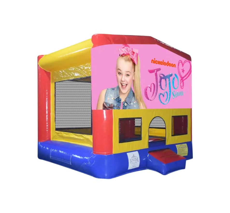 Jojo Siwa Small Square Jumping Castle
