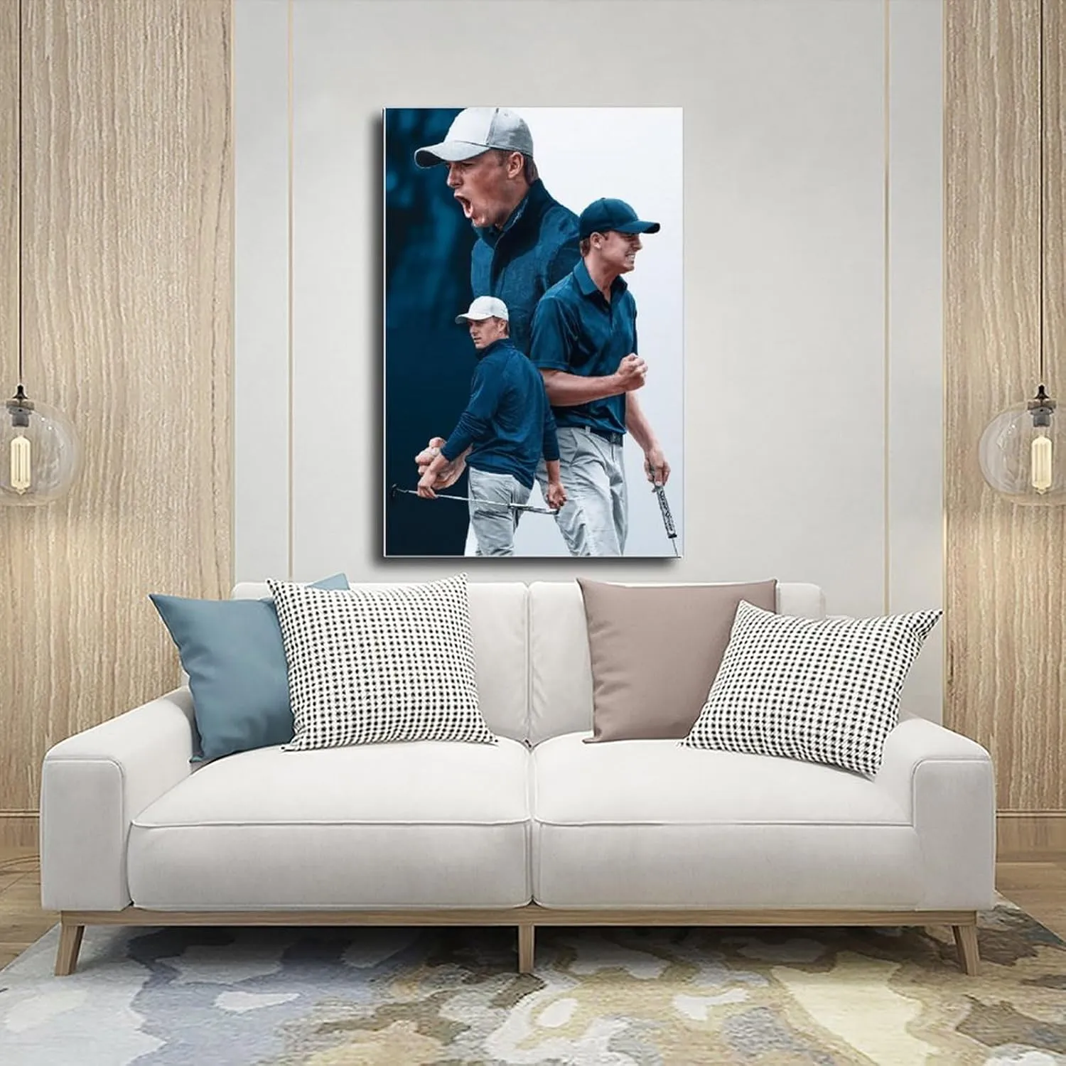 Jordan Spieth Golf Poster53 Canvas Poster Wall Art Decor Print Picture Paintings for Living Room Bedroom Decoration Unframe:12x18inch(30x45cm)
