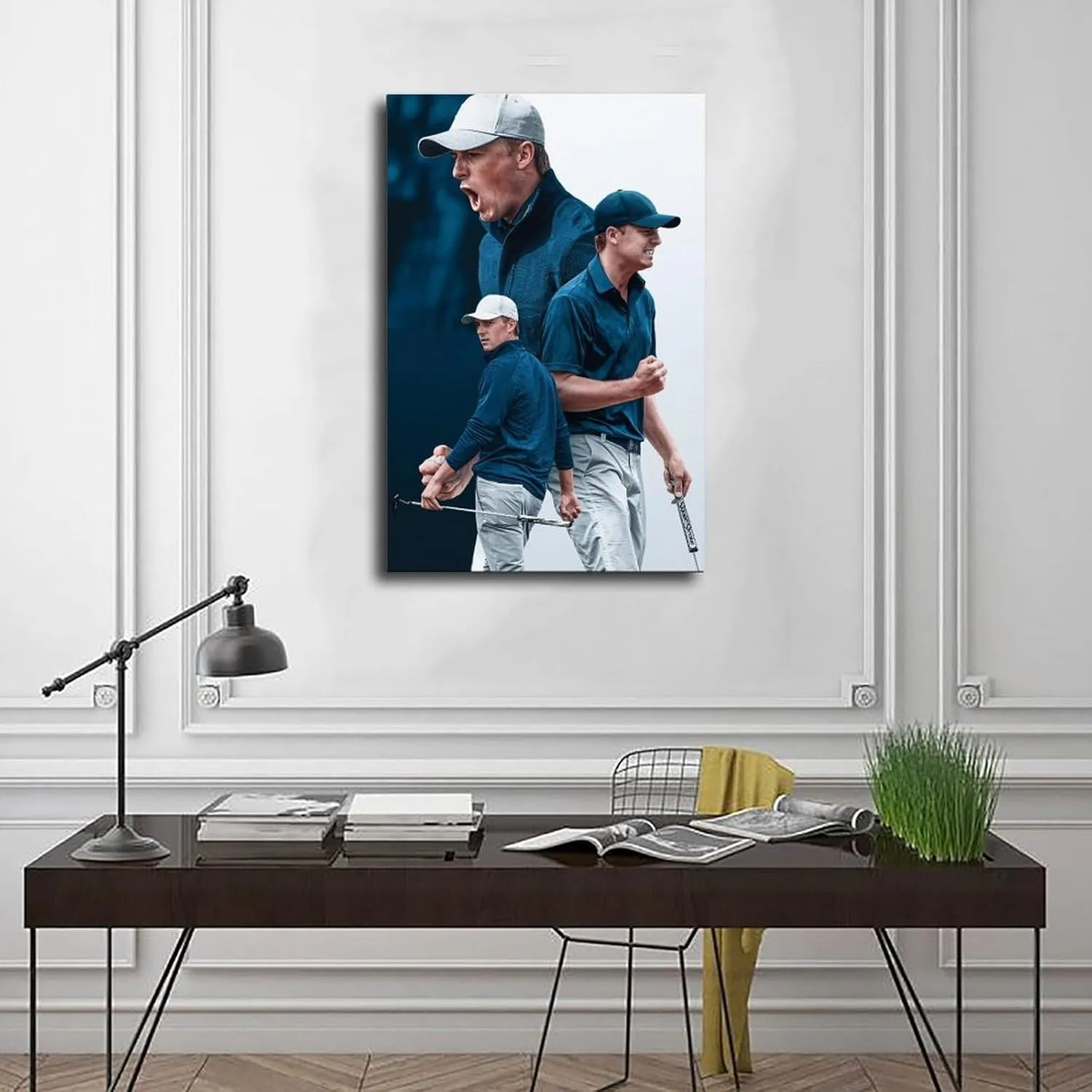 Jordan Spieth Golf Poster53 Canvas Poster Wall Art Decor Print Picture Paintings for Living Room Bedroom Decoration Unframe:12x18inch(30x45cm)