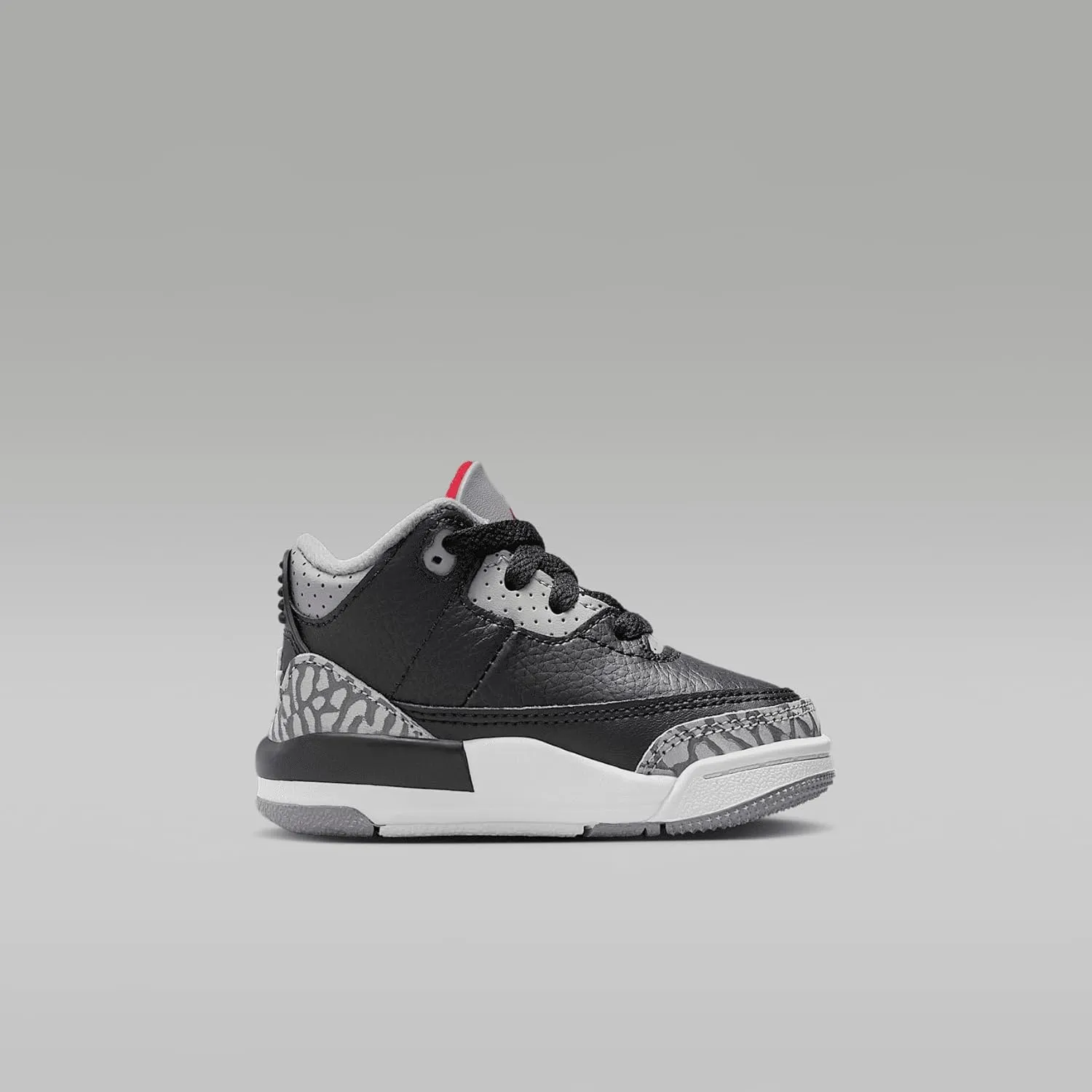 Jordan Toddler's 3 Retro Black/Fire Red-Cement Grey (DM0968 010)
