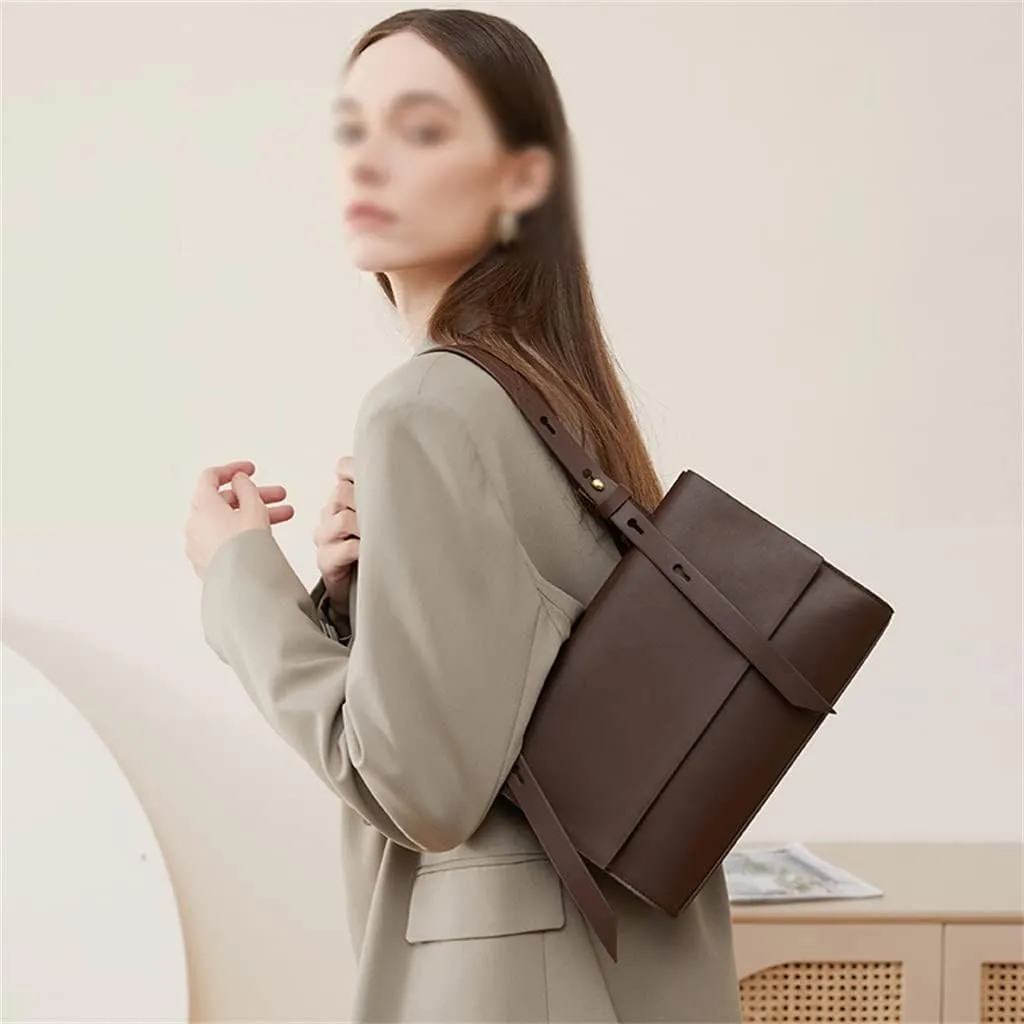 JSEIAJB Sigle Shoulder Bag Ladies Spring Popular This Year Tote Cross Body Bag Deep Coffee Color Atmosphere