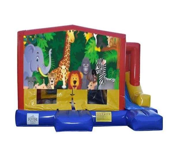 Jungle Small External Slide Jumping Castle