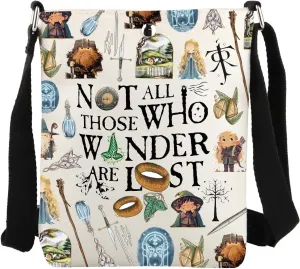 JYTAPP Lord Movie Rings Crossbody Bags Fans Gifts Geek Gift Movie Film Lover Gift