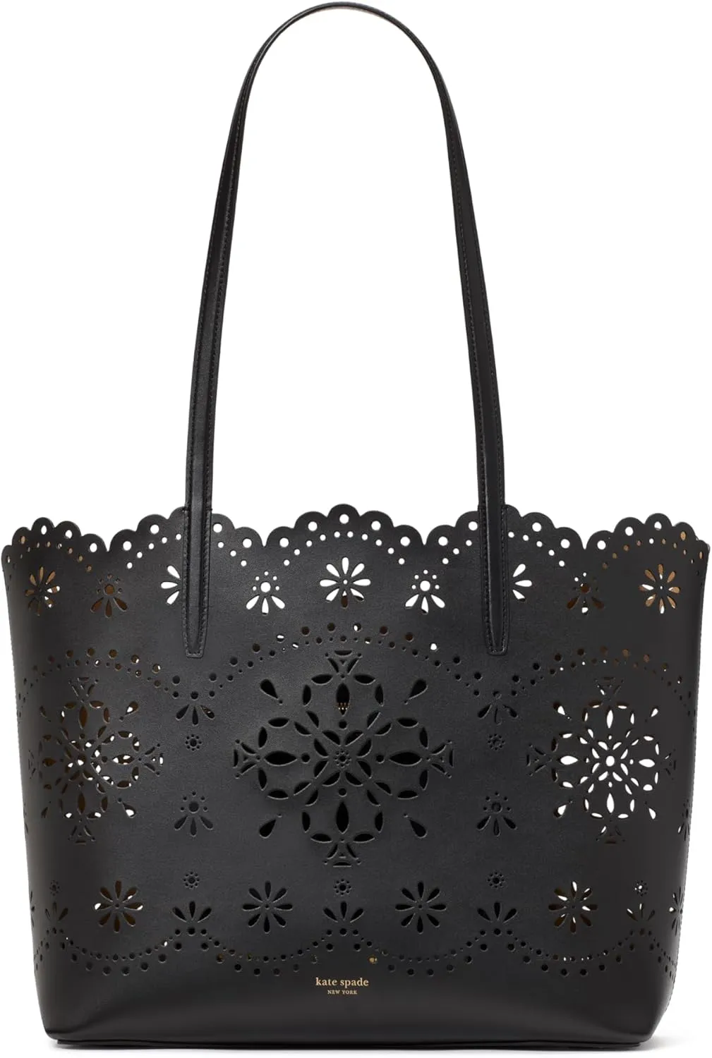 kate spade new york Do It All Spade Flower Perforated Fine Grain Leather Large Tote,