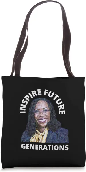 KBJ Ketanji Brown Jackson Inspire Future Generations Graphic Tote Bag