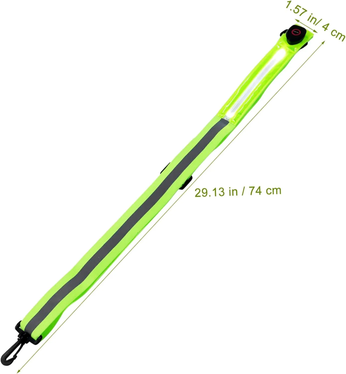 KESYOO Reflective Belt LED Strips Reflector Outdoor Reflective Bands Wristbands Bicycle Belt Safety Bike Night