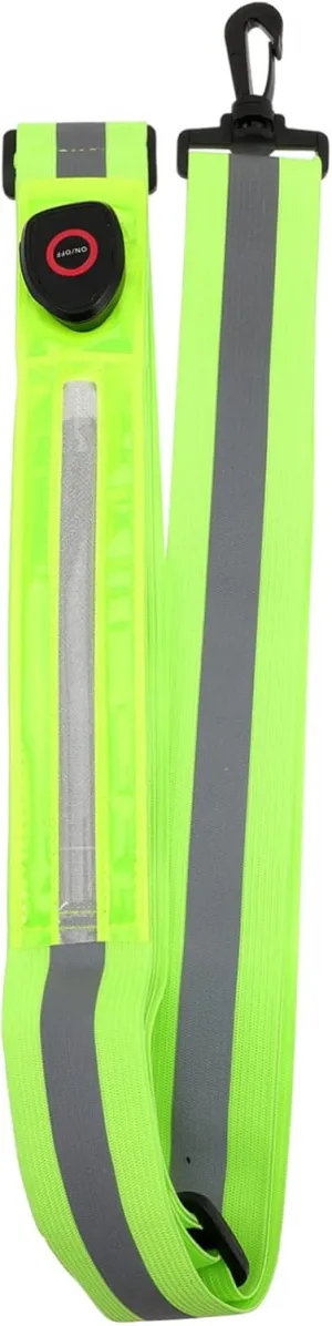 KESYOO Reflective Belt LED Strips Reflector Outdoor Reflective Bands Wristbands Bicycle Belt Safety Bike Night