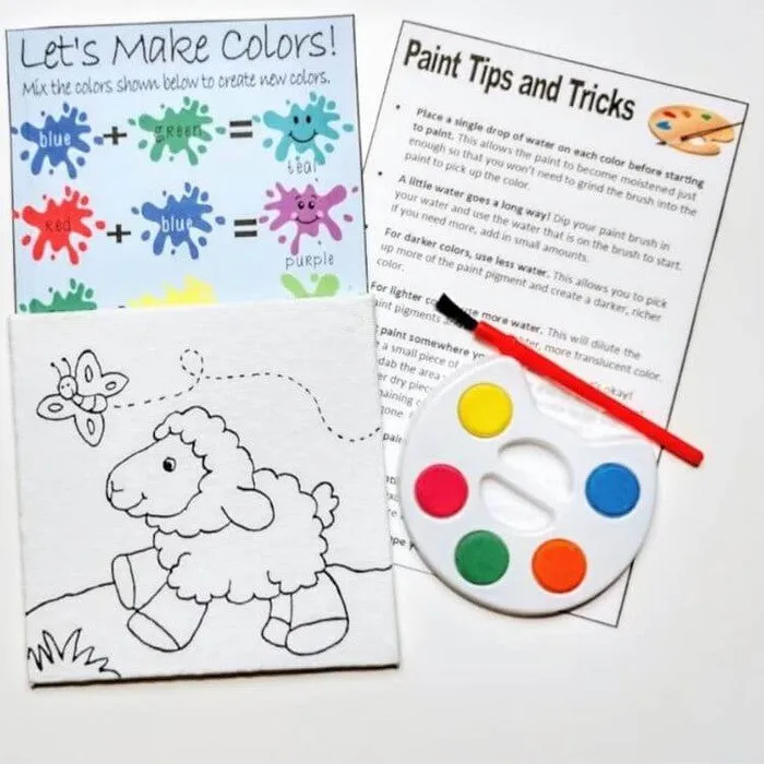 Kids Paint Party Kit & Party Favor