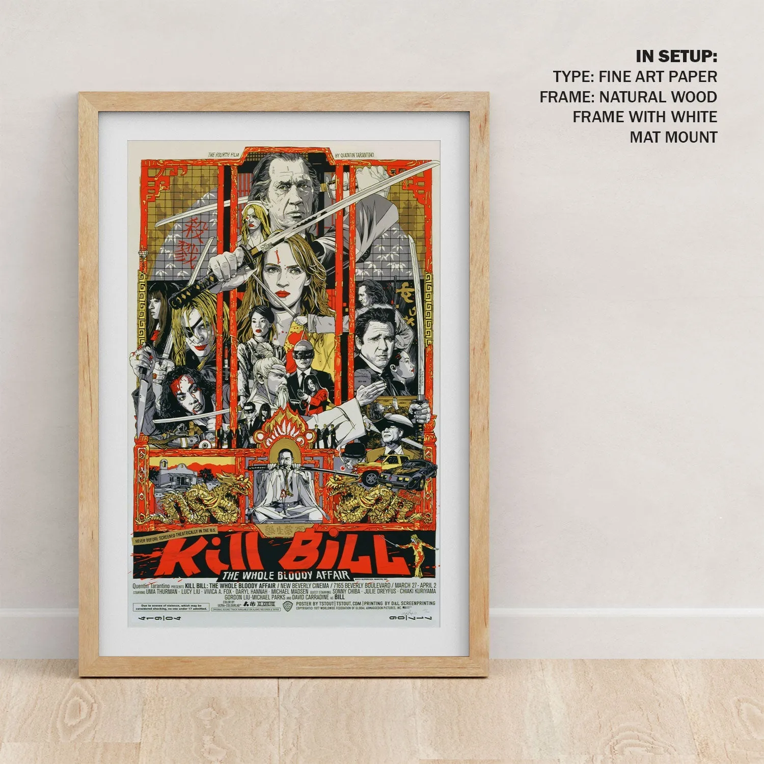 Kill Bill Movie Movie Poster Art