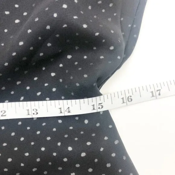 Kinder Aggugini for Impulse Open-Back Polka Dot Romper. Black/Blue/White. Size 8