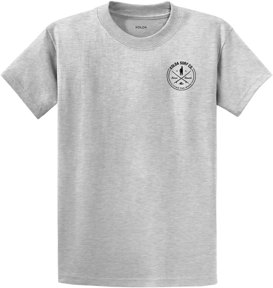 Koloa Surf Looking for Waves Logo Heavy Cotton Tees in Reg, Big and Tall