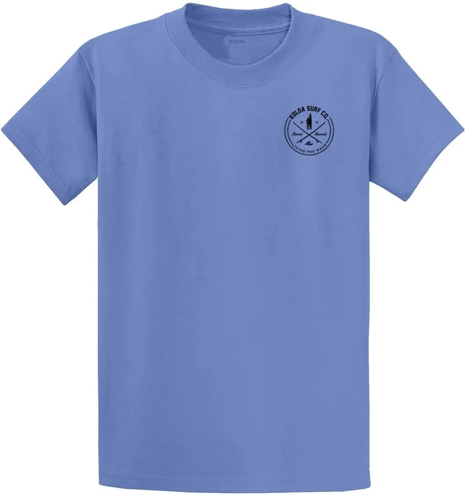Koloa Surf Looking for Waves Logo Heavy Cotton Tees in Reg, Big and Tall