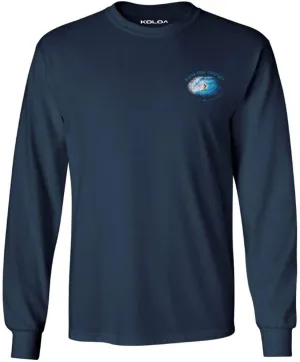Koloa Surf Mens in The Curl Logo Long Sleeve Heavy Cotton Tee Reg, Big and Tall
