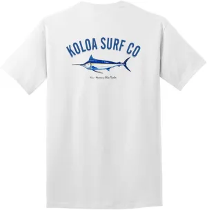 Koloa Surf Mens ol' Koloa Logo Heavyweight Cotton T-Shirt in Reg Big and Tall