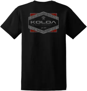 Koloa Surf Mens ol' Koloa Logo Heavyweight Cotton T-Shirt in Reg Big and Tall