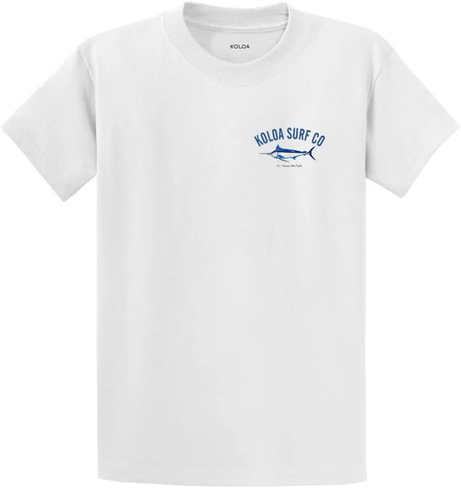 Koloa Surf Mens ol' Koloa Logo Heavyweight Cotton T-Shirt in Reg Big and Tall