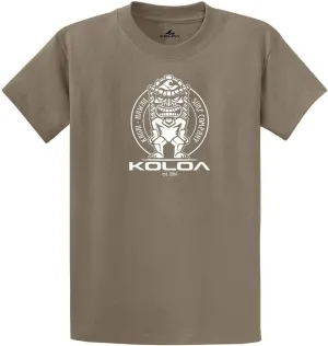 Koloa Surf Tiki Logo Cotton T-Shirts in Regular, Big and Tall Sizes