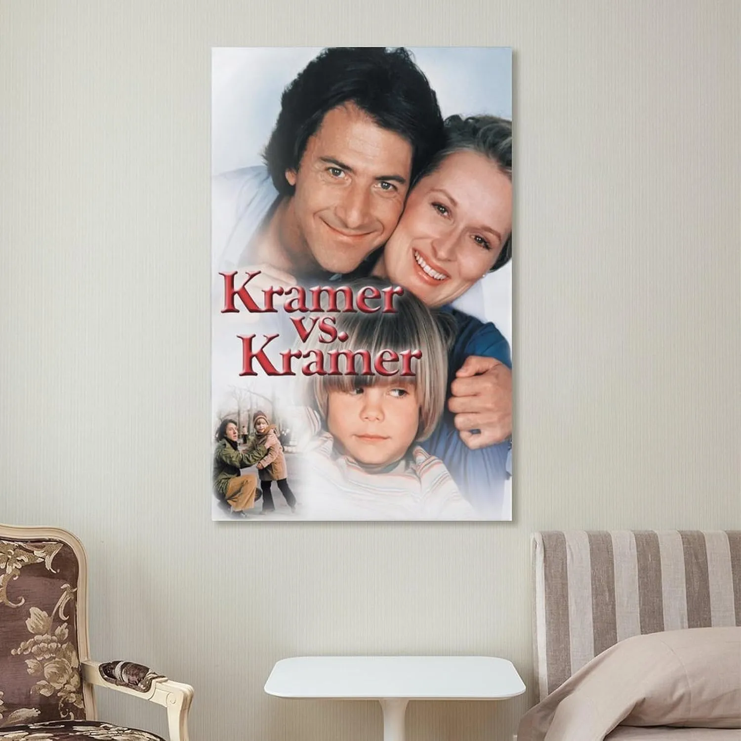 Kramer Vs. Kramer Movie Poster Canvas Prints Poster Decorative Painting Canvas Wall Art Living Room Posters Bedroom Painting 12x18inch(30x45cm)