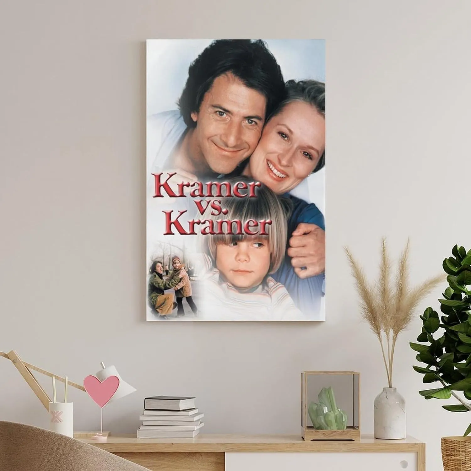 Kramer Vs. Kramer Movie Poster Canvas Prints Poster Decorative Painting Canvas Wall Art Living Room Posters Bedroom Painting 12x18inch(30x45cm)