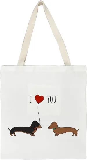 Kunlisa Cute Cow Canvas Tote Bag, Gifts for Girls & Women Lovers
