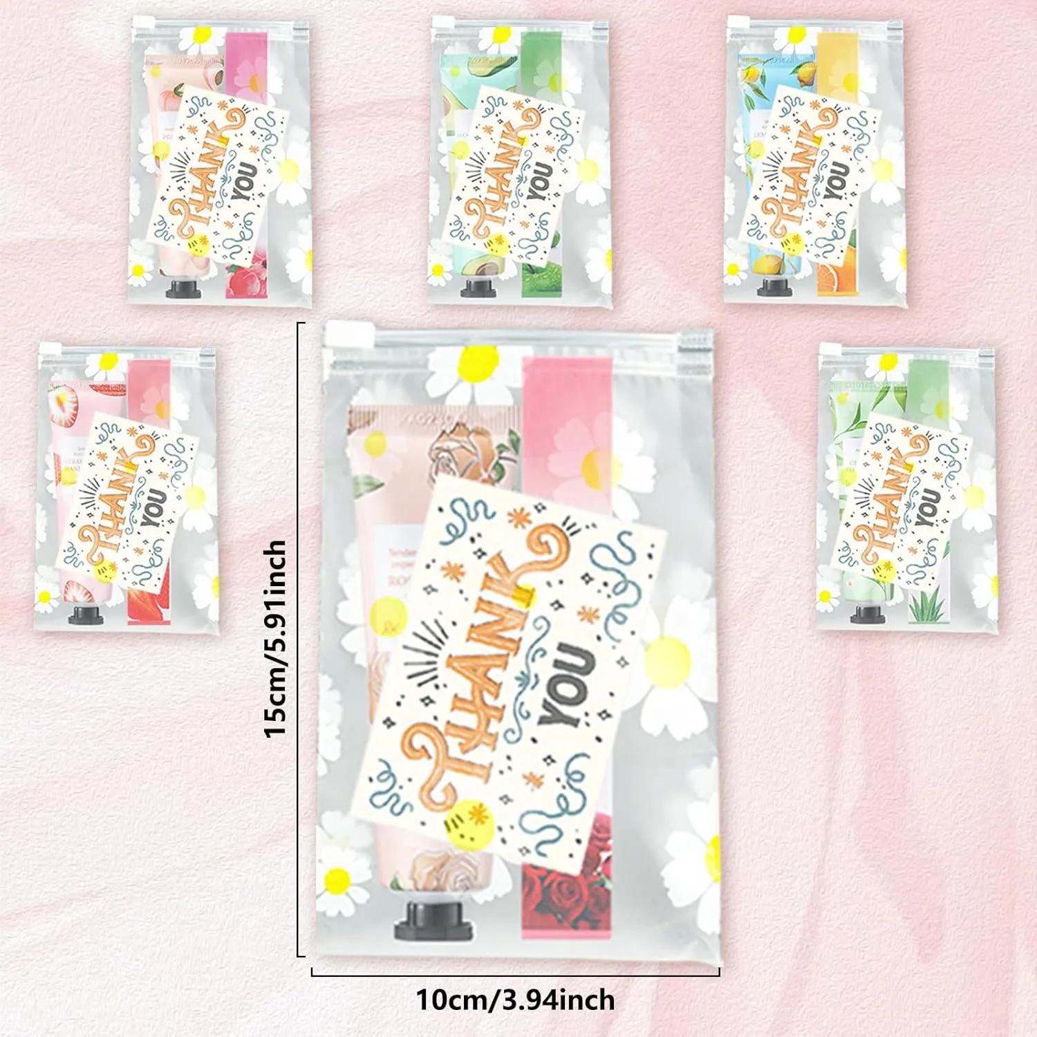 KWOLYKIM 12 Sets Bulk Hand Cream and Bulk Cuticle Oil Pen Christmans Gift Set for Women Coworker Hand Repair with Makeup Bag and Thank You Card Skincare Gift Bridal Shower Favors for Guests Party Gift