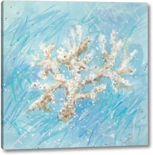 La Mer B by Jerry Sic - 24" x 24" Canvas Art Print Gallery Wrapped - Ready to Hang
