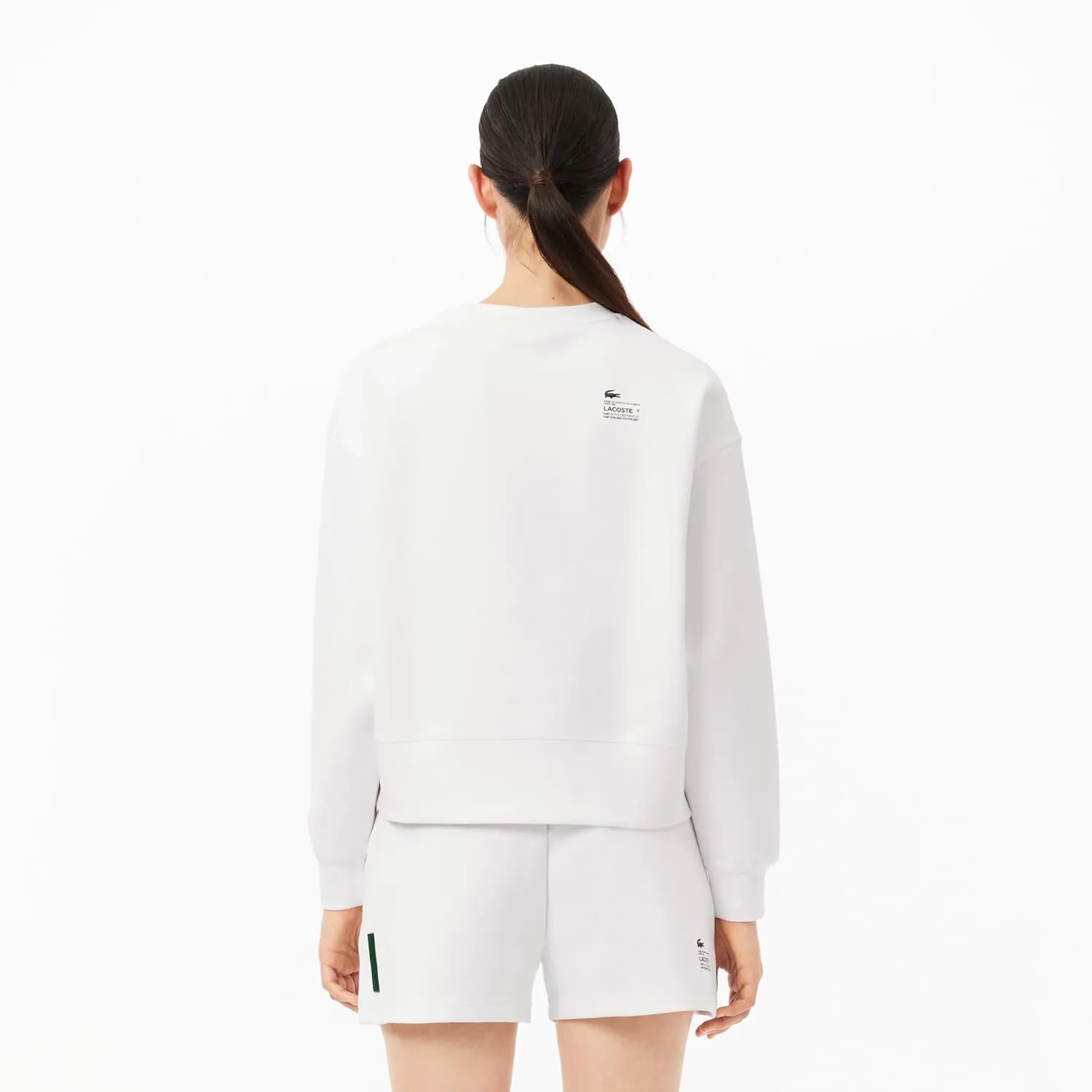 Lacoste Women's Back Print Oversized Sweatshirt