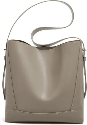 Lady Women Hobo Bucket Bag Split Leather Shoulder Bags Large Handbag