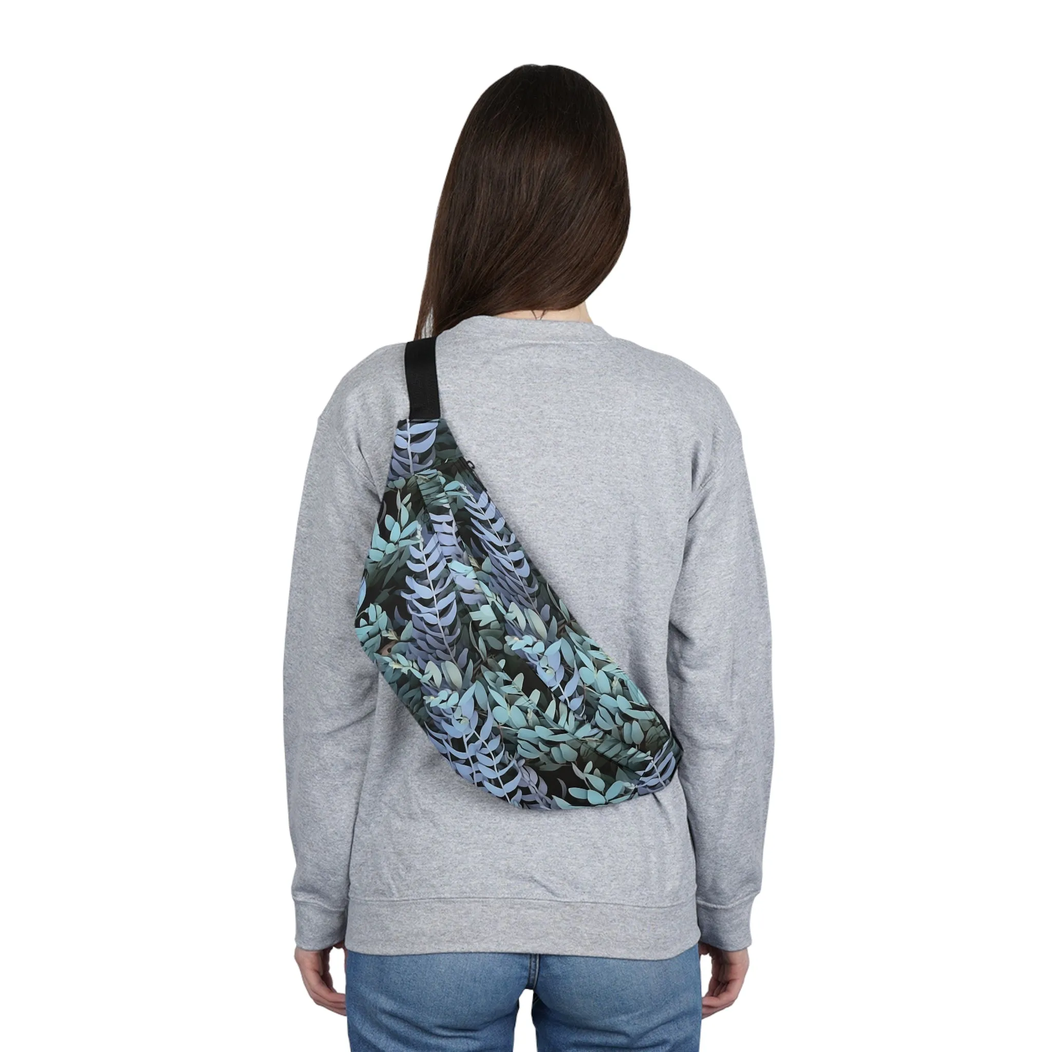 Large Fanny Pack/Bum Bag - Purple Sage, Purple Sage