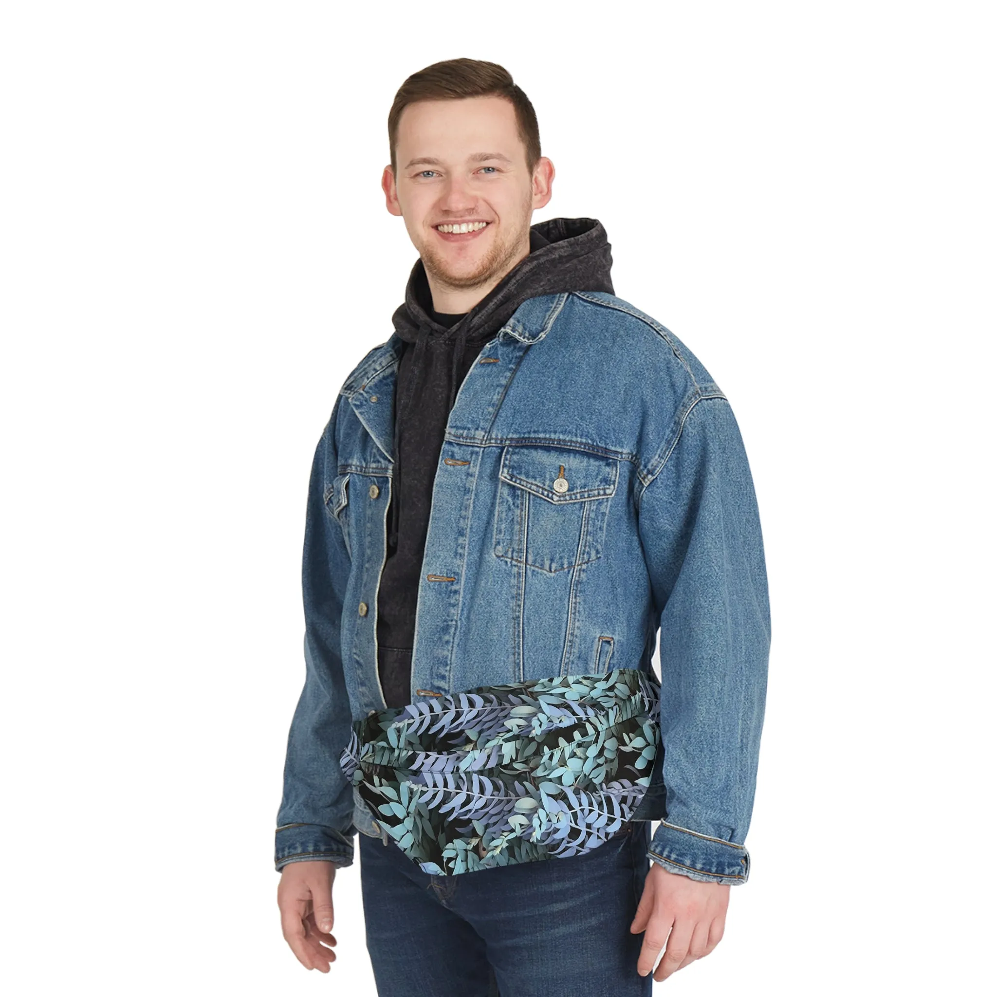 Large Fanny Pack/Bum Bag - Purple Sage, Purple Sage