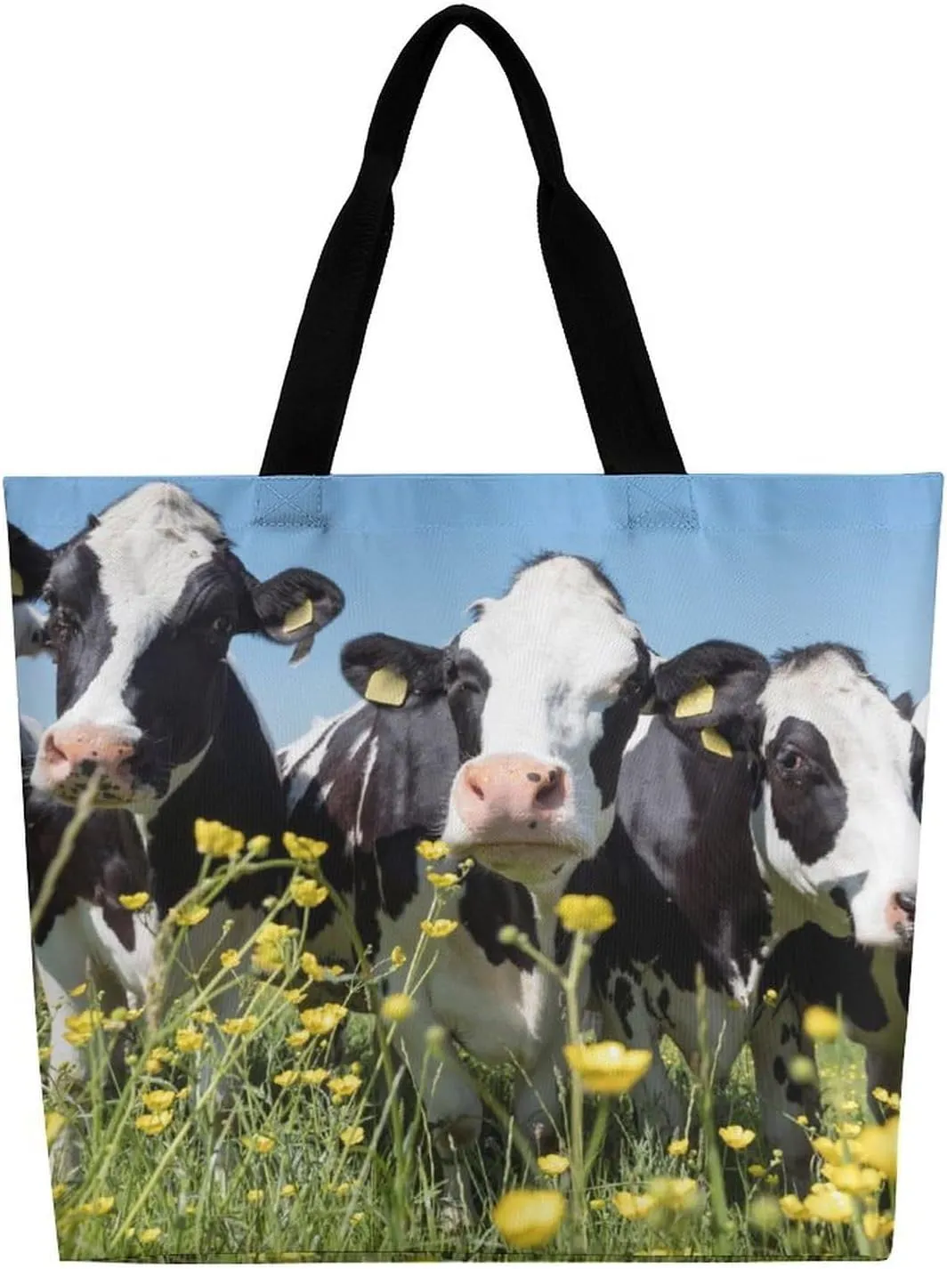 Large Tote Top Handle Bag, Shopping Handbag Big Polyester Shoulder Hand Bags