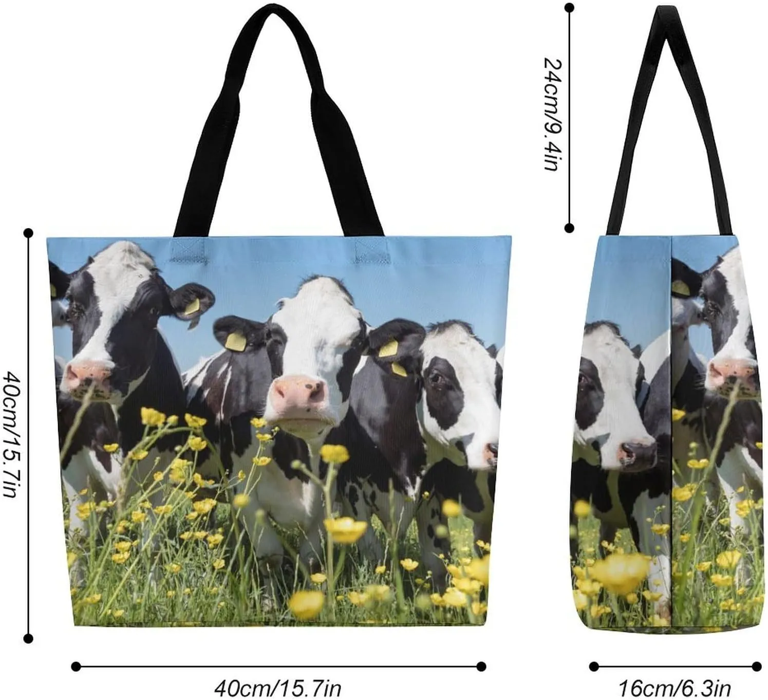 Large Tote Top Handle Bag, Shopping Handbag Big Polyester Shoulder Hand Bags