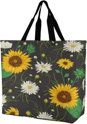 Large Tote Top Handle Bag, Shopping Handbag Big Polyester Shoulder Hand Bags
