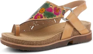 L'Artiste by Spring Step Samya Tan Multi Leather EU 35 (US Women's 5) M
