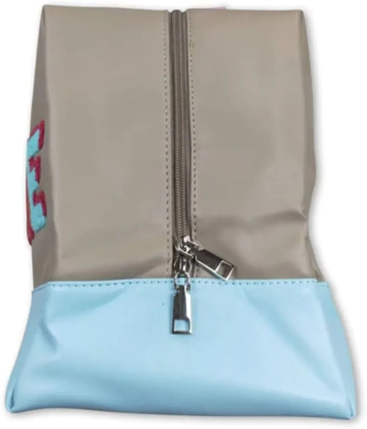 Leather Adventure Embroidery Lightweight Sport Duffle Bag