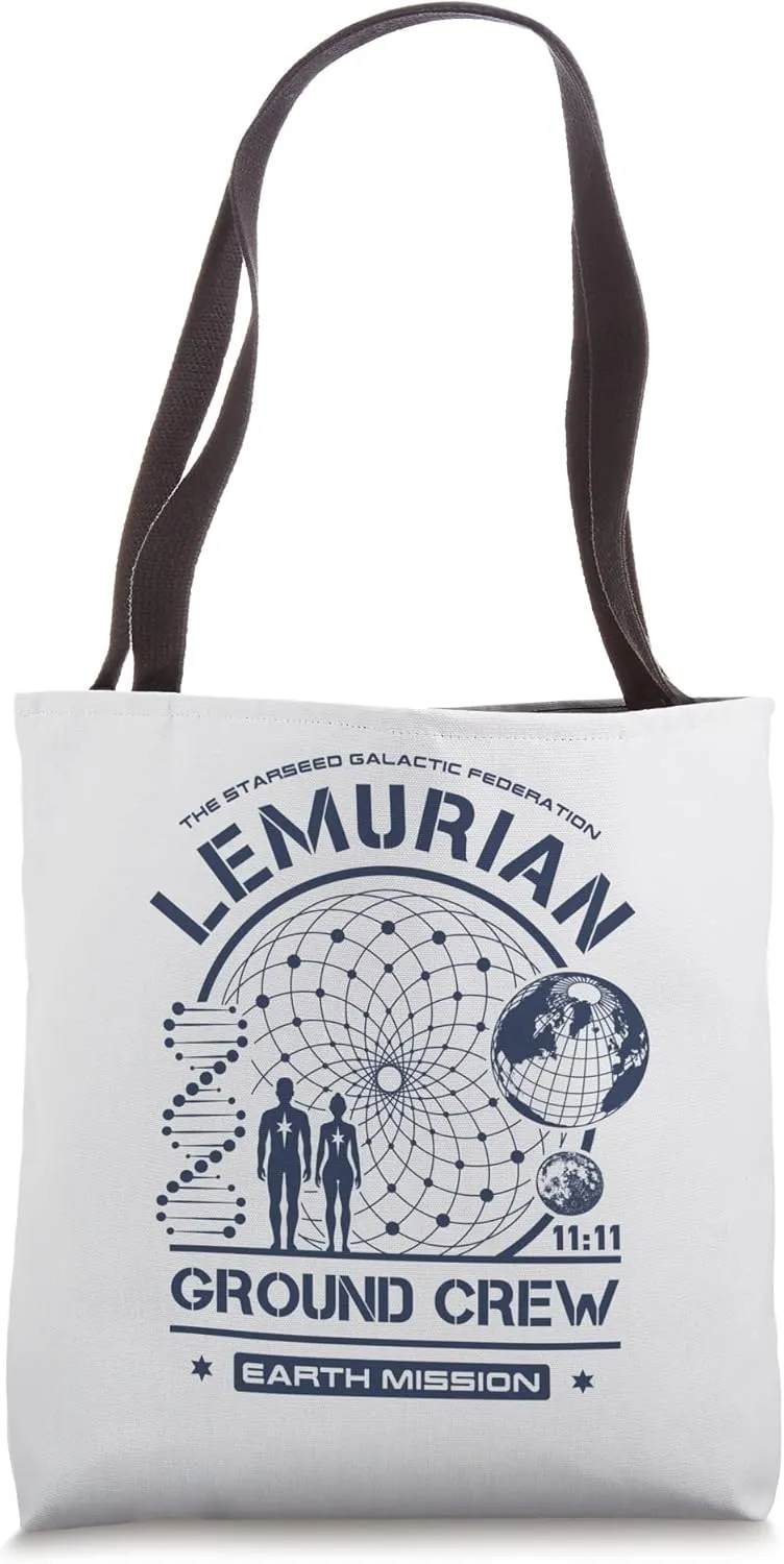 Lemurian Starseed Earth Mission Ground Crew Tote Bag