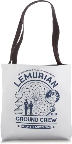 Lemurian Starseed Earth Mission Ground Crew Tote Bag