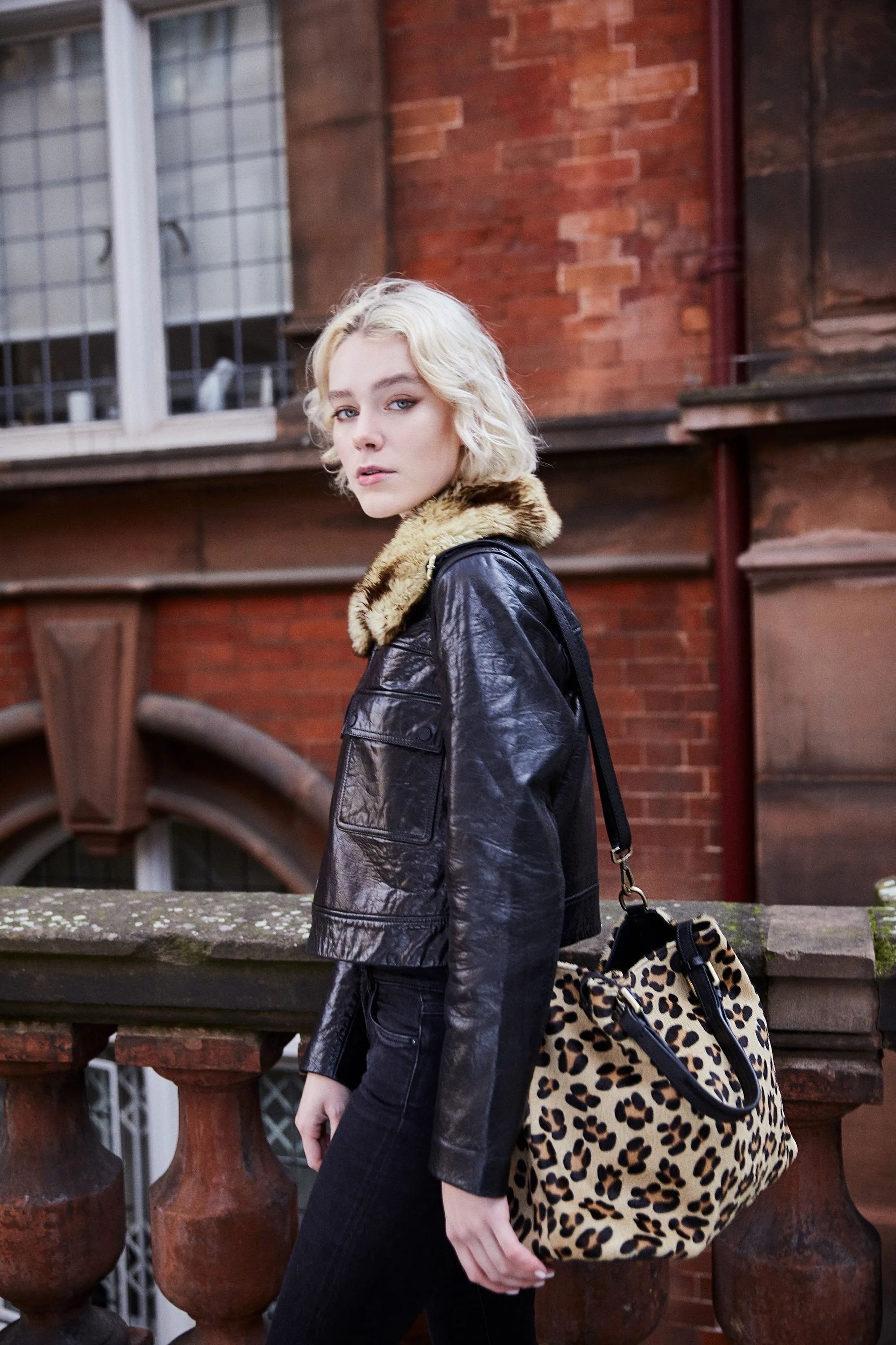 Leopard Print Tote Bag