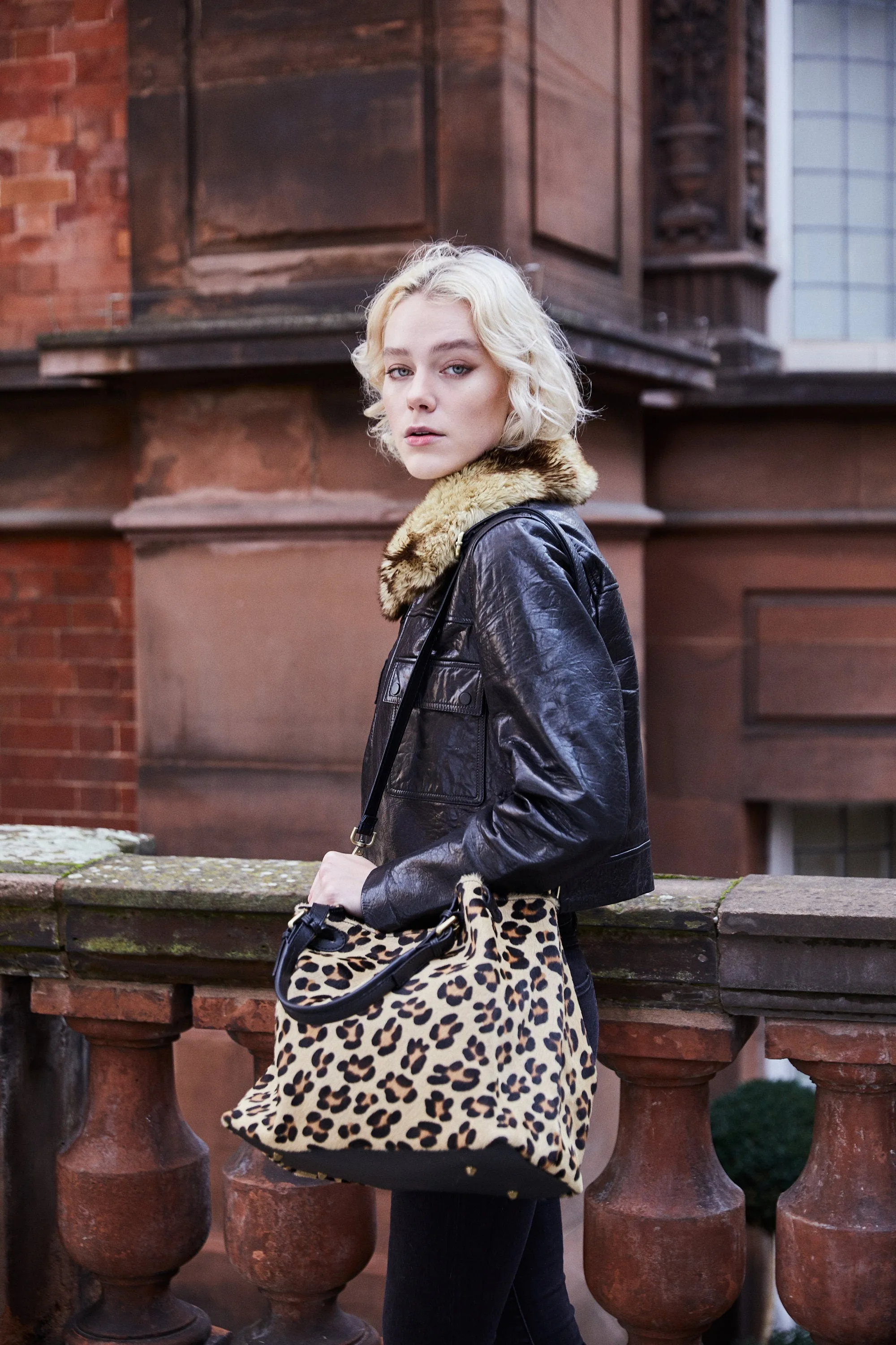 Leopard Print Tote Bag