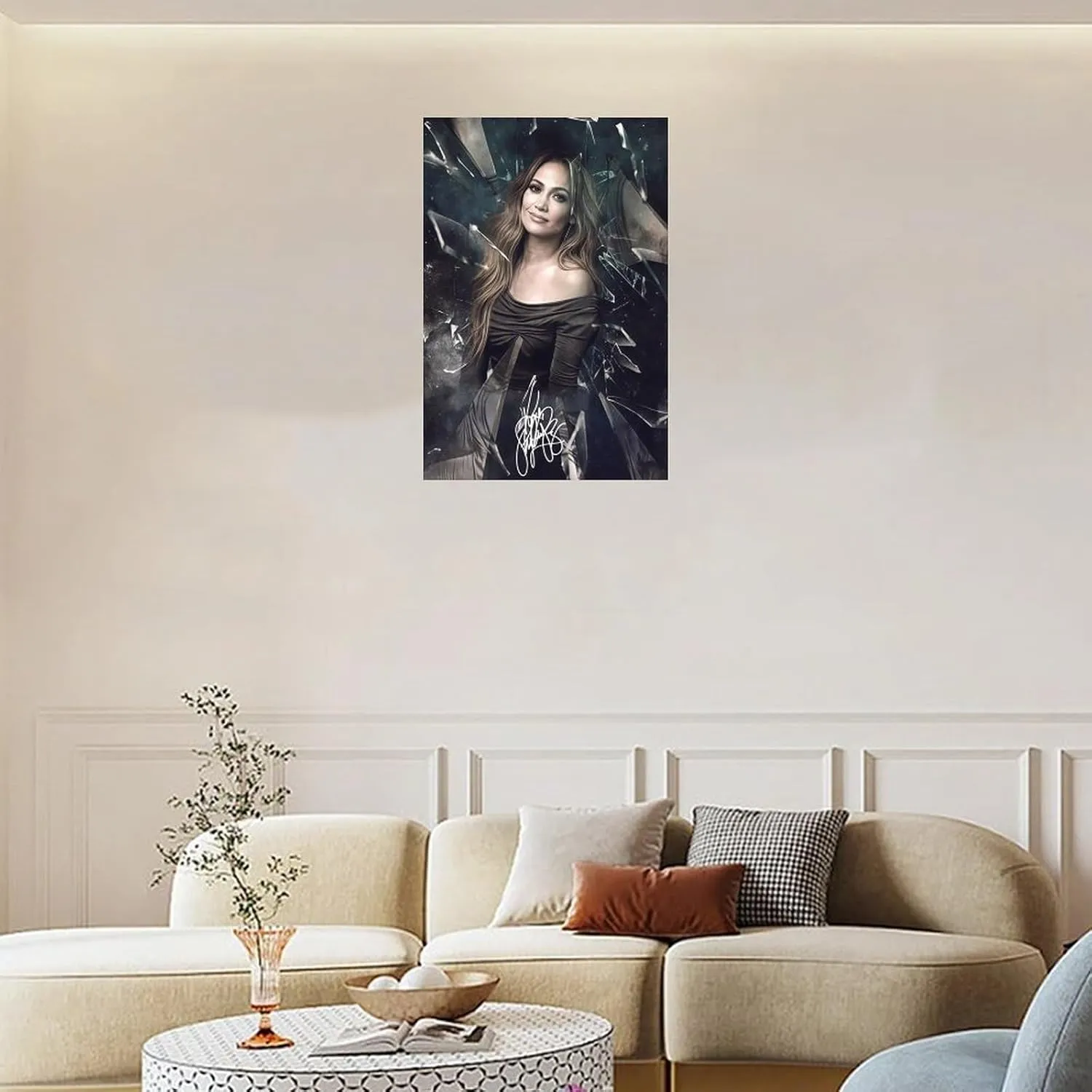 LIFCOZY Jennifer Lopez (2) Canvas Poster Wall Art Decor Print Picture Paintings for Living Room Bedroom Decoration Unframe-style 20x30inch(50x75cm)