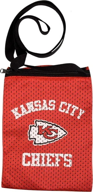 Littlearth Unisex-Adult NFL Kansas City Chiefs 1 Game Day Pouch, Team Color, 6.25" x 8.5"