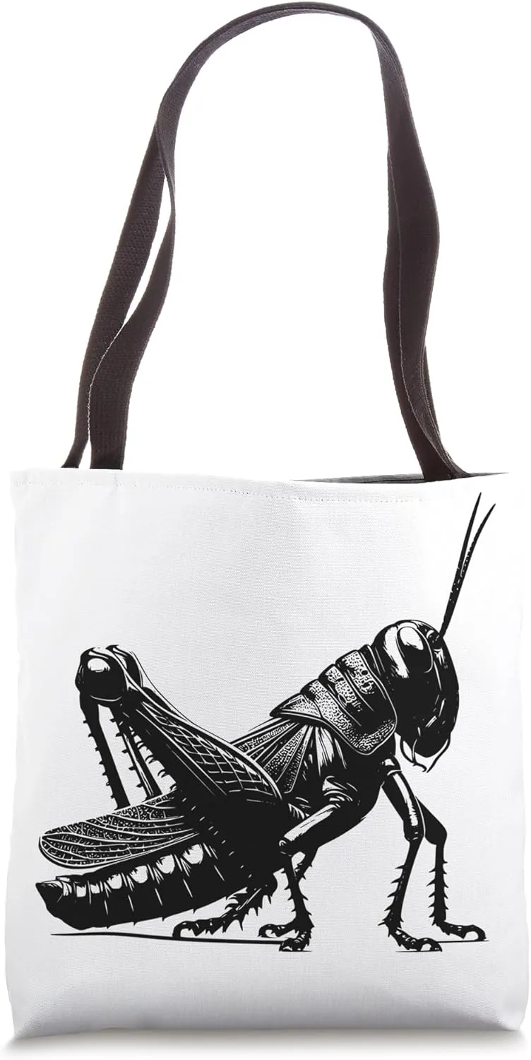 Locust Dad Mom Lover - Monochromatic Locust Tote Bag
