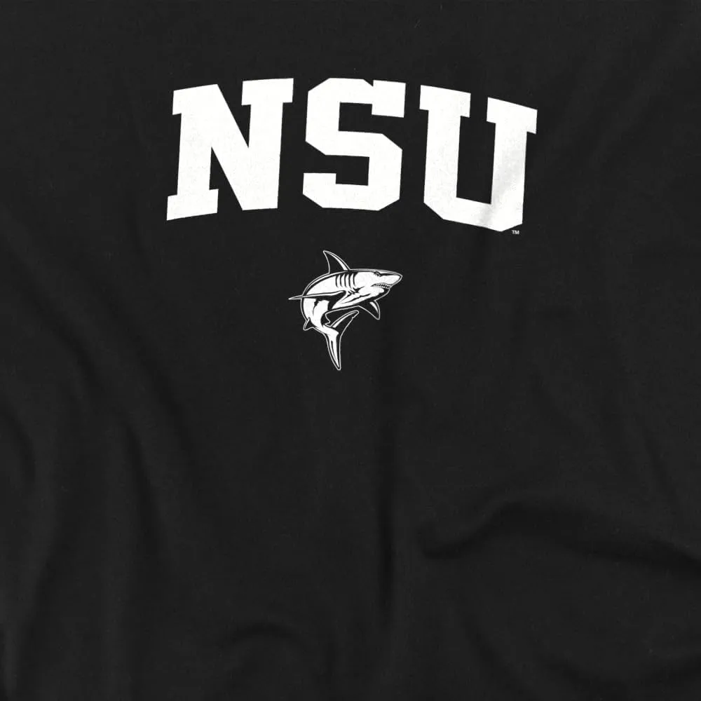 LOGOVISION Nova Southeastern University One Color Arched Unisex Infant Snap Suit for Baby