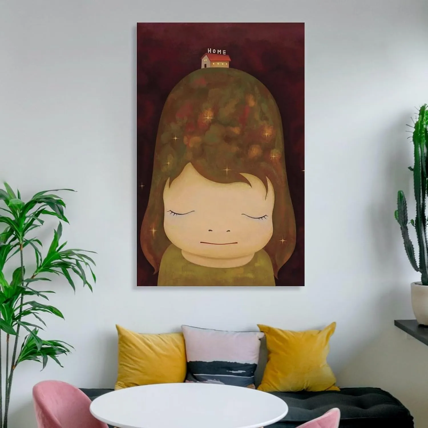 LONELYME Yoshitomo Nara 奈良美智 Print Painting Illustration (29) Picture Print Canvas Poster Wall Paint Art Posters Decor Modern Home Artworks Gift Idea 16x24inch(40x60cm)