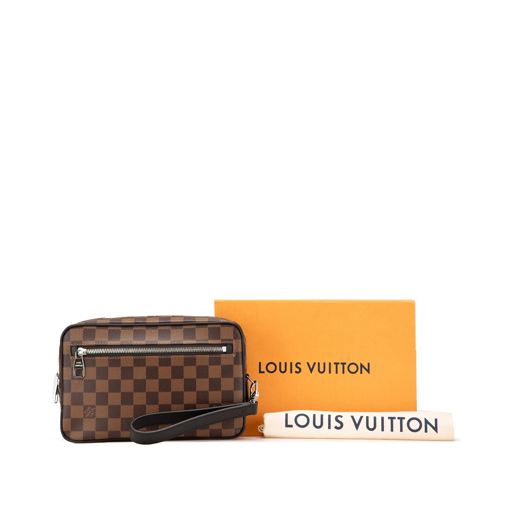 Louis Vuitton Damier Ebene Kasai Clutch